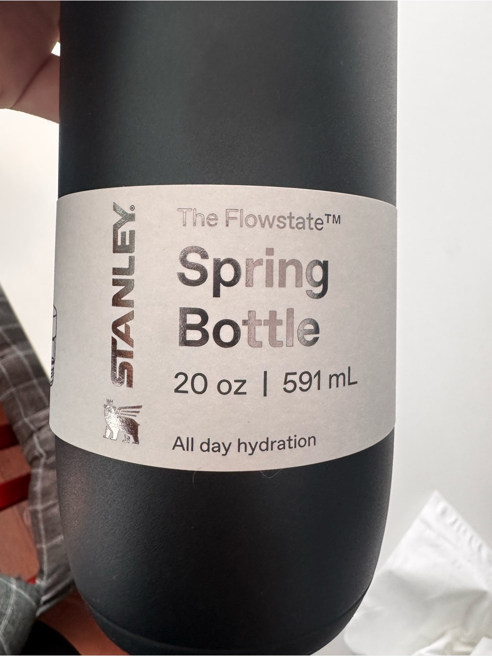 Stanley Spring Bottle Matte Black